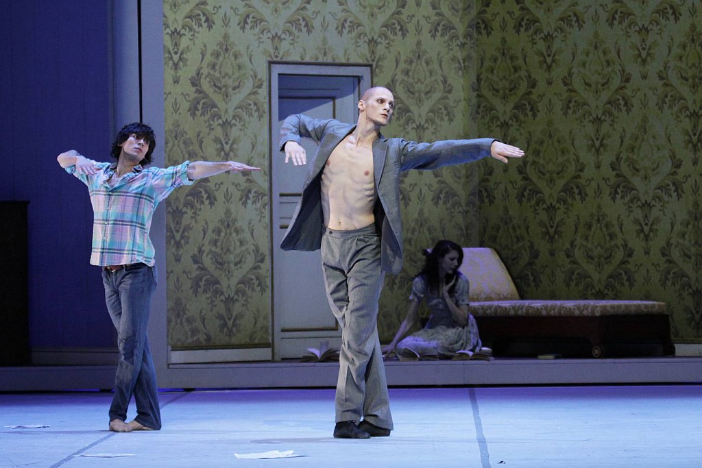 3. Alexandr Trusch, Edvin Revazov and Hélène Bouchet, Tatiana by J.Neumeier, Hamburg Ballet 2014