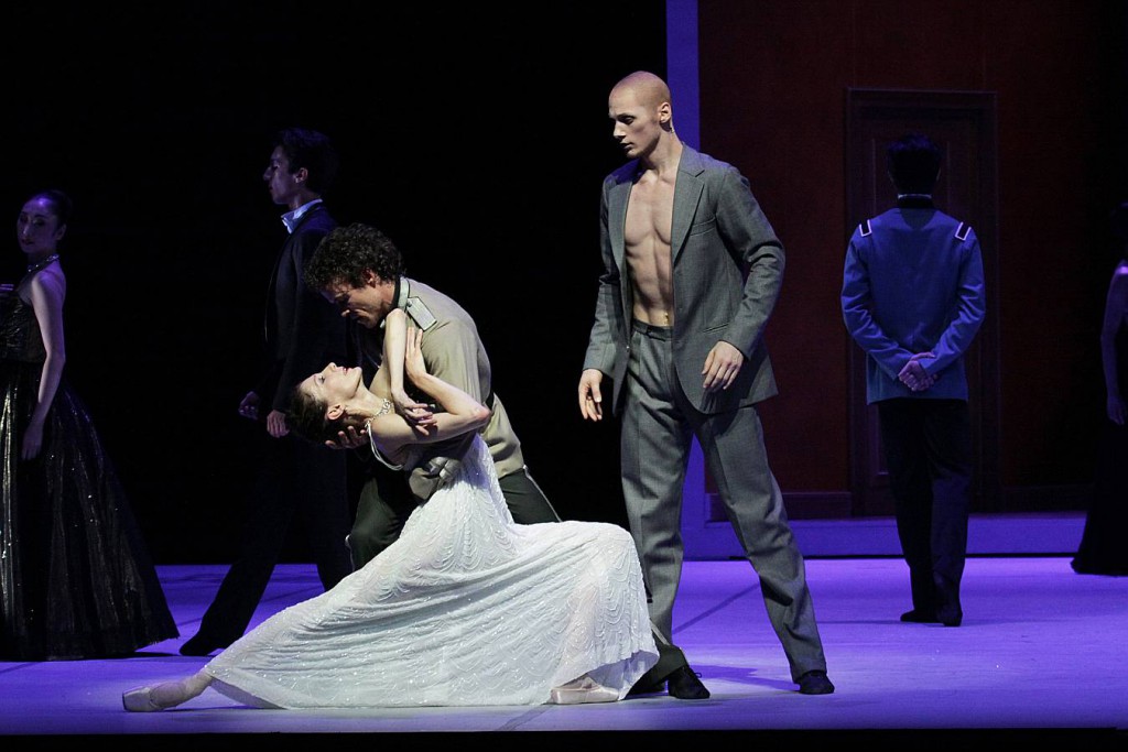 5. Hélène Bouchet, Carsten Jung and Edvin Revazov, Tatiana by J.Neumeier, Hamburg Ballet 2014