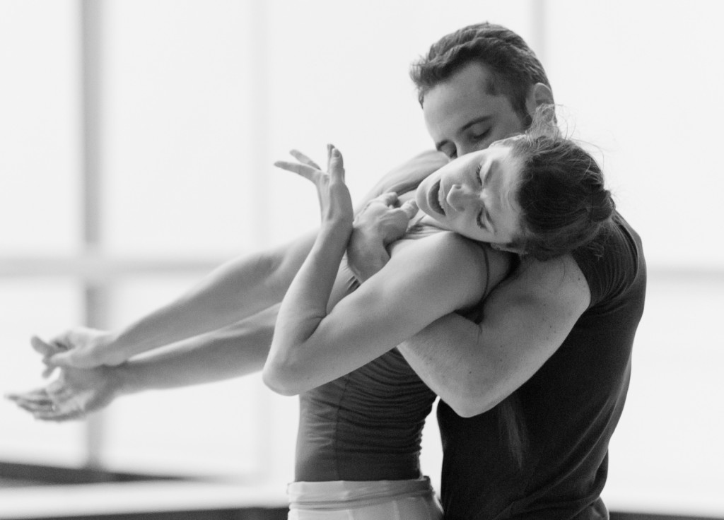 12. C.Richardson and F.Voranger, rehearsal of “Tristan + Isolde” by D.Dawson, Semperoper Ballet © I.Whalen 2015