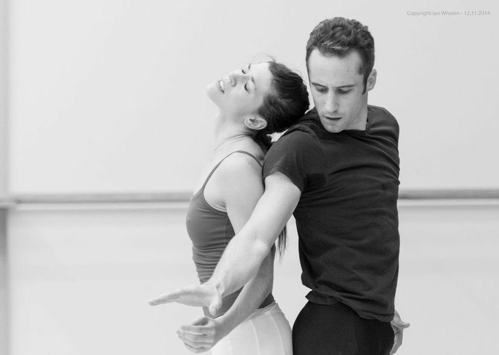 11. C.Richardson and F.Voranger, rehearsal of “Tristan + Isolde” by D.Dawson, Semperoper Ballet © I.Whalen 2015