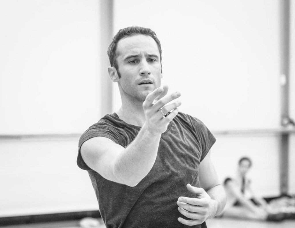 4. Fabien Voranger rehearsing David Dawson's "Giselle", photo: Ian Whalen