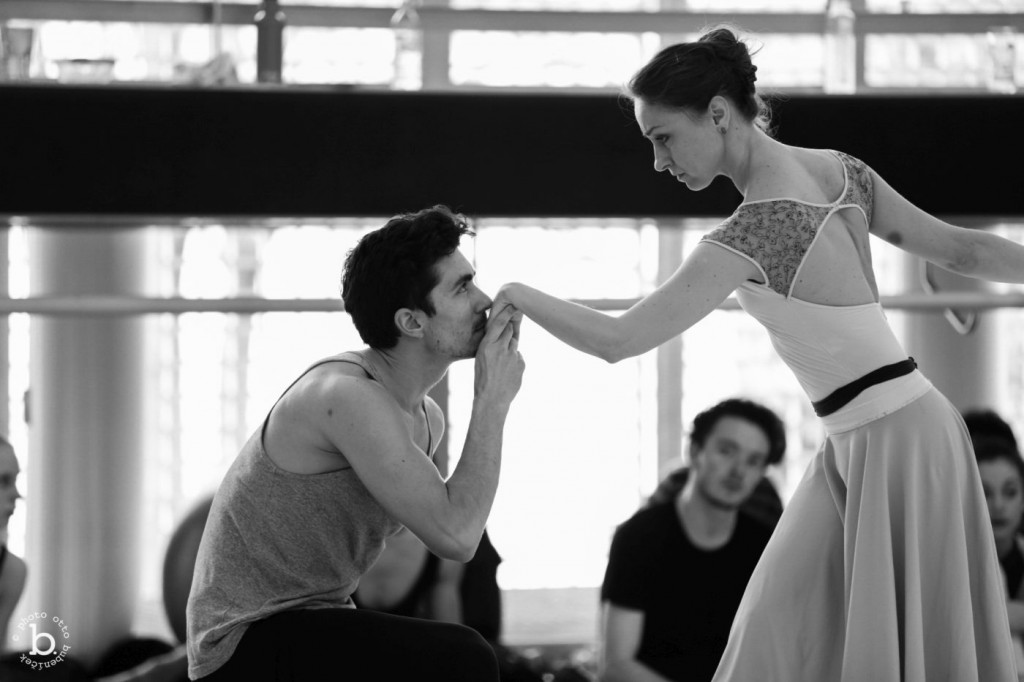 9. T.Kmetec and P.Đorčevski, rehearsal of “Doctor Zhivago”, chor.: J.Bubeníček, SNG Opera in Balet Ljubljana © O.Bubeníček 2016