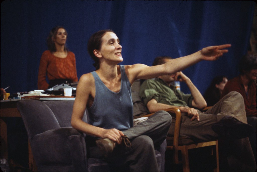 4. P.Bausch, R.Borzik and M.Cito, rehearsal in the Lichtburg Wuppertal, ca. 1978, photo by U.Weiss © Pina Bausch Foundation 2016