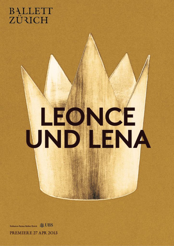 28. Poster for “Leonce and Lena”, Ballet Zurich © Ballet Zurich 2016