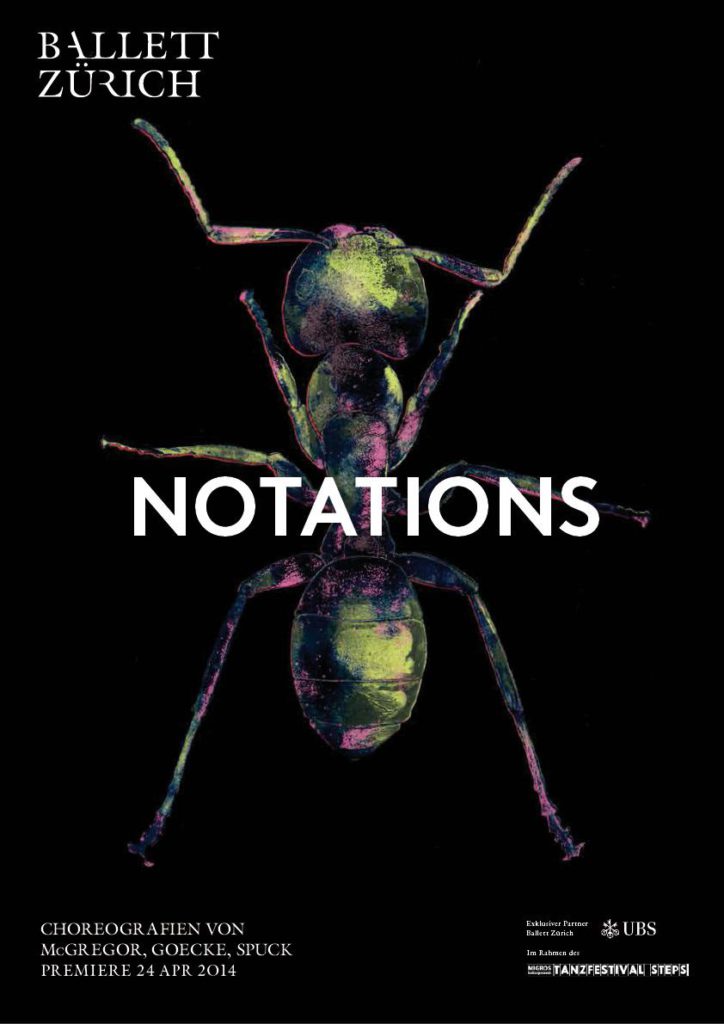 26. Poster for “Notations”, Ballet Zurich © Ballet Zurich 2016