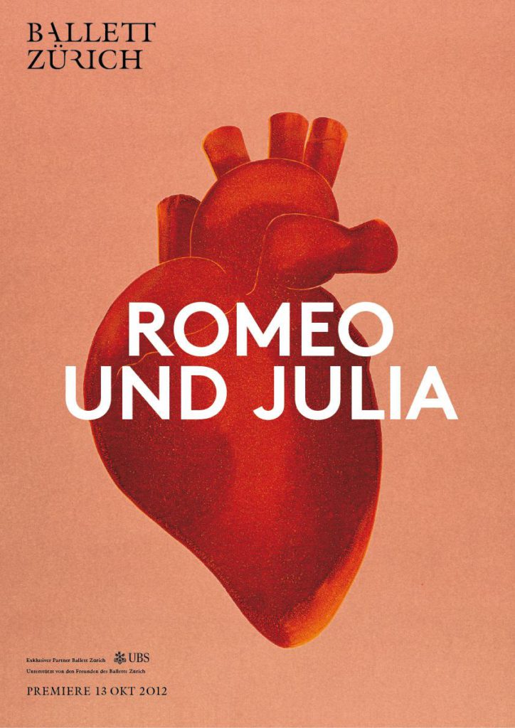 25. Poster for “Romeo and Juliet”, Ballet Zurich © Ballet Zurich 2016