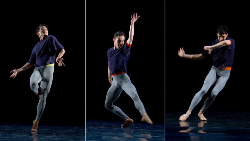 37. S.Locsin, M.Sydykov and A.Simões, “Solo” by H.van Manen, Ballett am Rhein © G.Weigelt