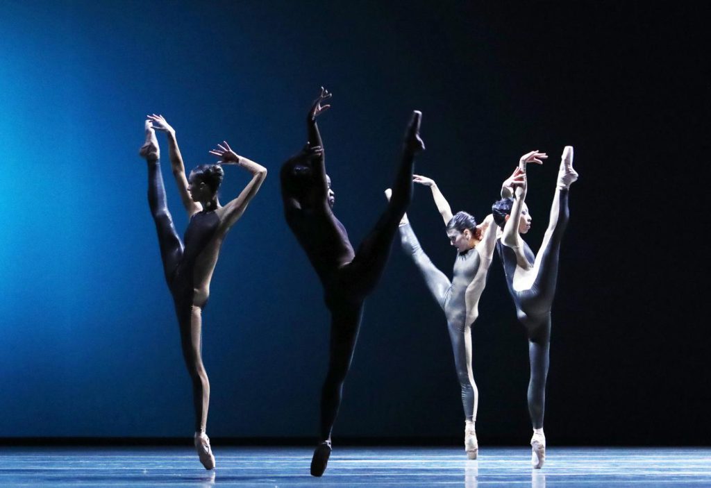 2. F.Eimers, M.DePrince, N.Yanowsky and A.Okumura, “Homo Ludens” by J.Arqués, Dutch National Ballet 2017 © H.Gerritsen 