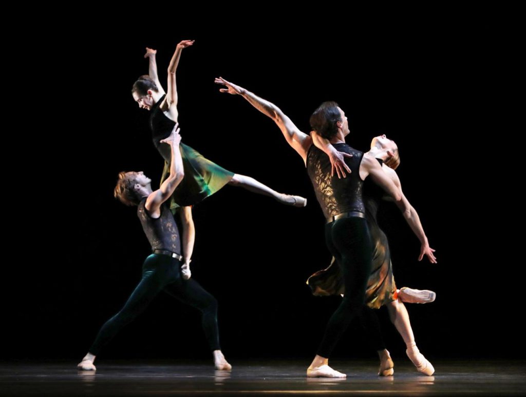 11. A.Ol, A.Shesterikov, V.Tsyganova and J.Varga, “Souvenir d'un lieu cher” by A.Ratmansky, Dutch National Ballet 2017 © H.Gerritsen