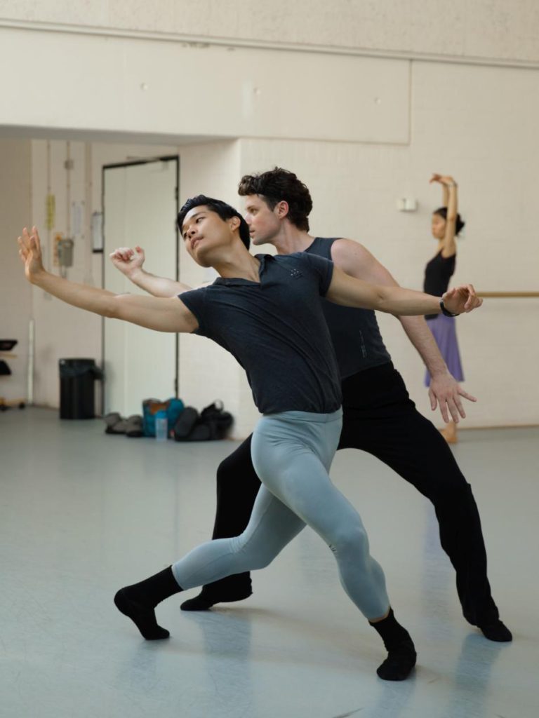 6. Y.G.Choi and A.Babenko, rehearsal of “Requiem”, chor.: T.van Schayk, Dutch National Ballet 2016 © A.Kaftira