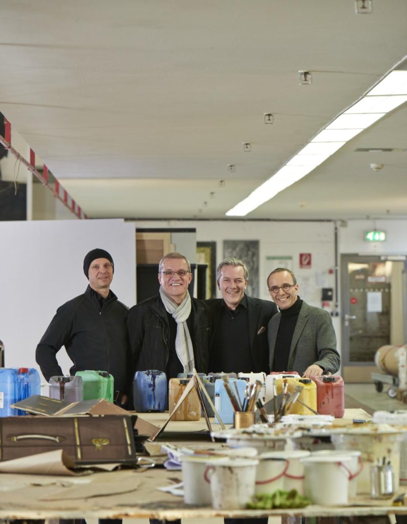 6. R.Anderson with his Intendant-colleagues A.Petras (Theater), M.-O.Hendriks (State Theater Stuttgart) and J.Wieler (Opera) in 2015 © M.Sigmund