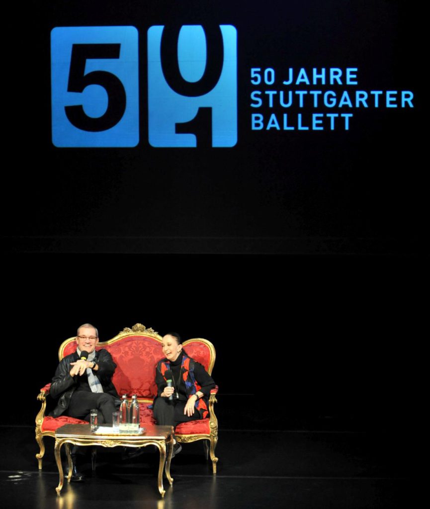 5. R.Anderson and M.Haydée at the Stuttgart Ballet 50th Anniversary celebrations © Stuttgart Ballet