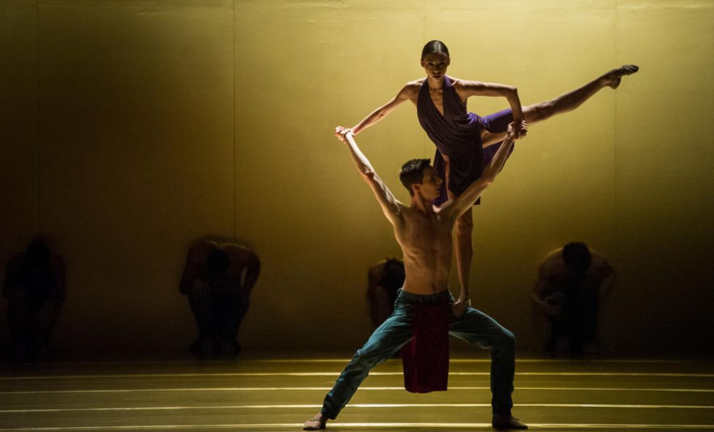 2. A.Khamzina and J.Casier, “rituals from another when” by J.Godani, Ballet Zurich 2017 © C.Quezada