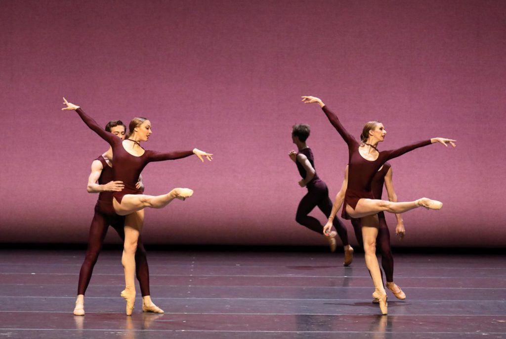 12. D.Vyskubenko, P.Zeisel, K.Lind, A.Popov and ensemble, “Marimba Dances” by A.Pimonov, Bavarian State Ballet 2017 © W.Hösl