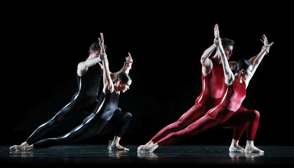 4. A.Shesterikov, I.de Jongh, E.Wijnen and Q.Liu, “On the Move” by H.van Manen, Dutch National Ballet 2017 © H.Gerritsen 