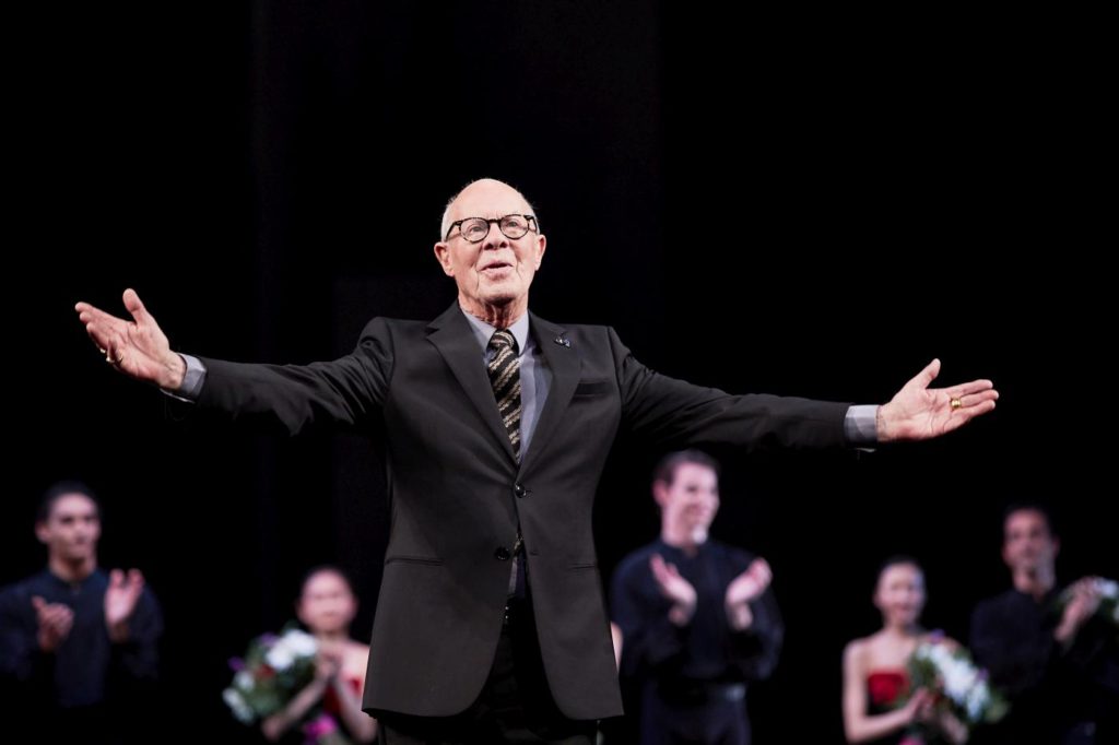 1. Hans van Manen at the curtain call, Dutch National Ballet 2017 © M.Graste