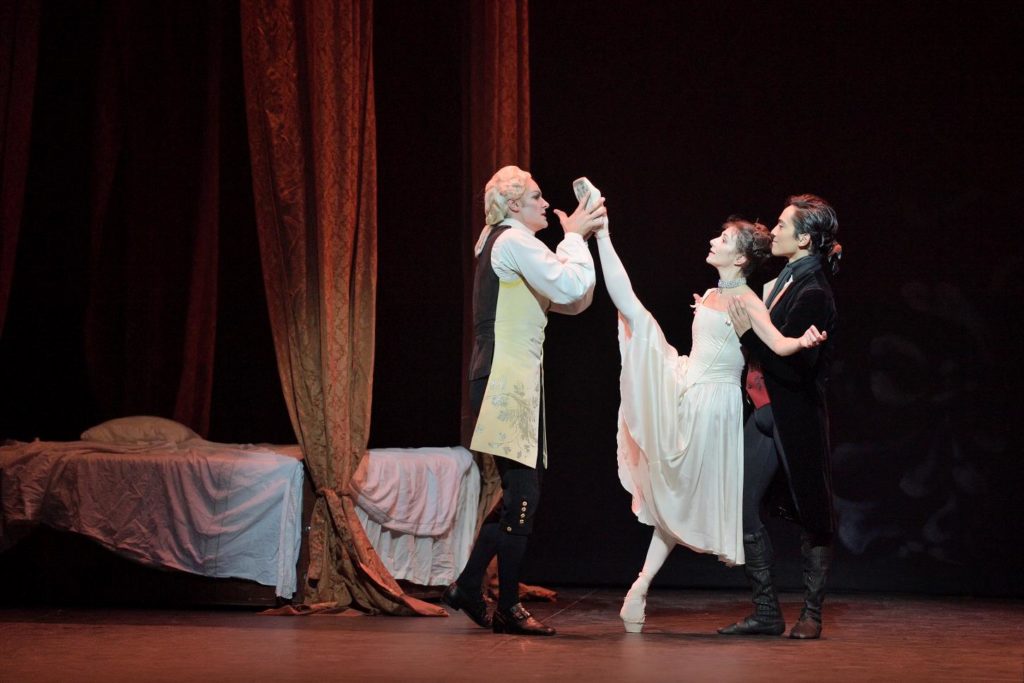 3. J,Streeter, A.Cojocaru and J.Cirio, “Manon” by K.MacMillan, English National Ballet 2019 © ENB / L.Liotardo