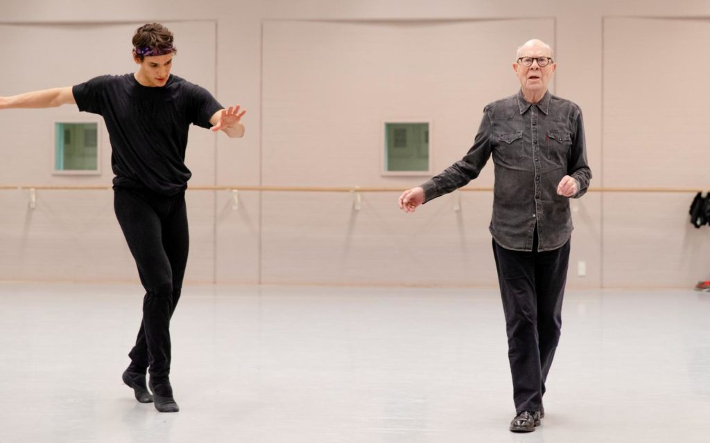 4. D.Camargo and H.van Manen, rehearsal of “5 Tango's” by H.van Manen, Dutch National Ballet 2019 © A.Kaftira 