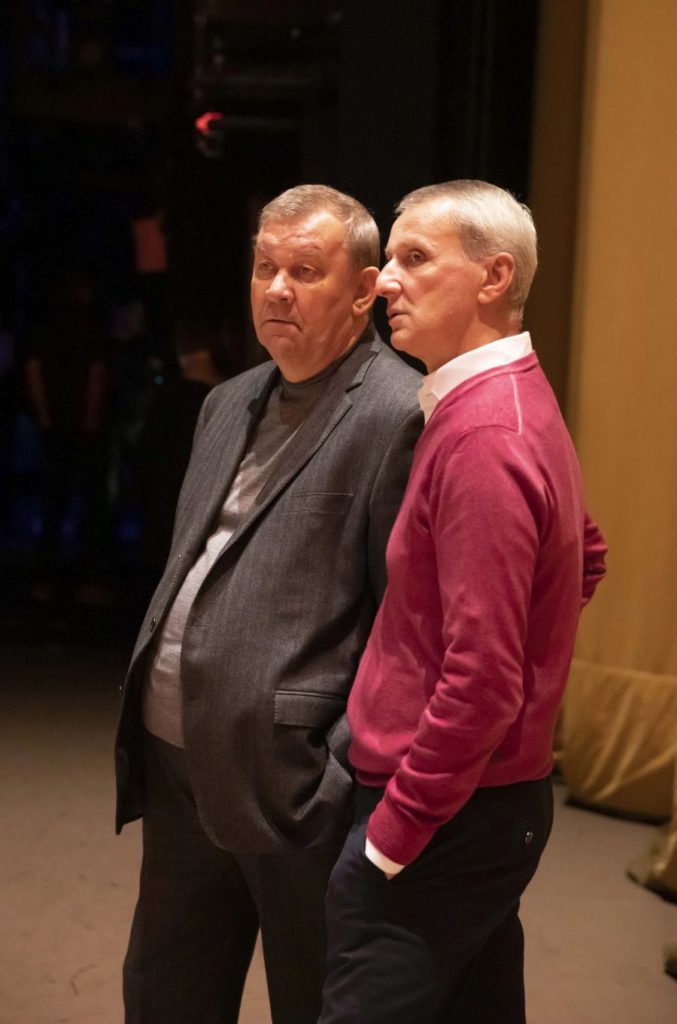 3. M.Vaziev and V.Urin after a performance of “Ivan the Terrible”, “Ivan the Terrible” by Y.Grigorovich, Bolshoi Ballet 2019 © Bolshoi Ballet / G.Uféras 