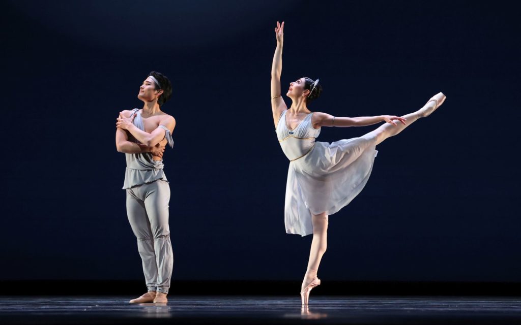 16. Y.Gyu Choi (Noureddin) and M.Makhateli (Niriti), “Talisman Pas de Deux” by P.Gusev, Dutch National Ballet 2021 © H.Gerritsen