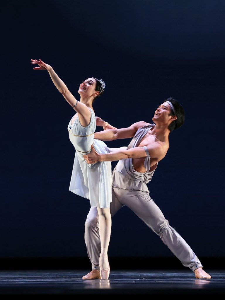 15. M.Makhateli (Niriti) and Y.Gyu Choi (Noureddin), “Talisman Pas de Deux” by P.Gusev, Dutch National Ballet 2021 © H.Gerritsen