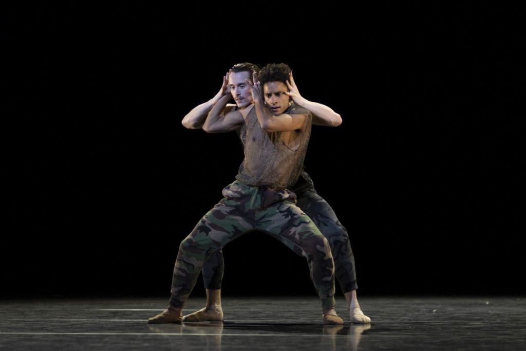 23. C.Richardson (Iago) and M.Sambé (Othello), “Othello's Limbo” by M.Sambé, The Royal Ballet 2021 © A.Uspenski
