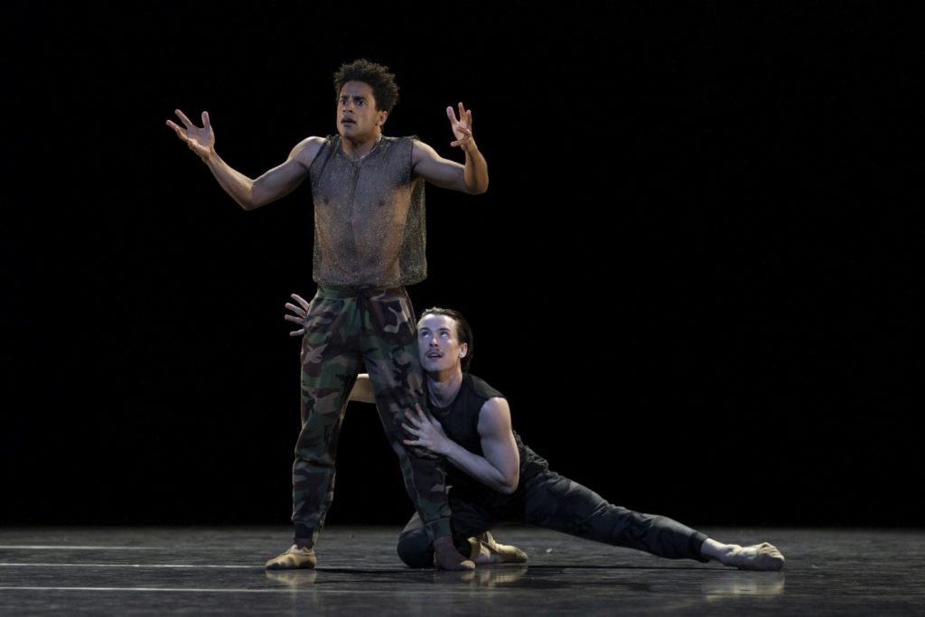 25. M.Sambé (Othello) and C.Richardson (Iago), “Othello's Limbo” by M.Sambé, The Royal Ballet 2021 © A.Uspenski
