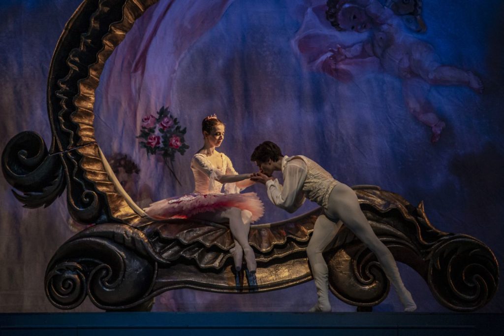 11. A.Nanu (Princess Aurora) and D.Tenytskyy (Prince Desiré), “The Sleeping Beauty” by M.Haydée after M.Petipa, Czech National Ballet 2021 © M.Divíšek