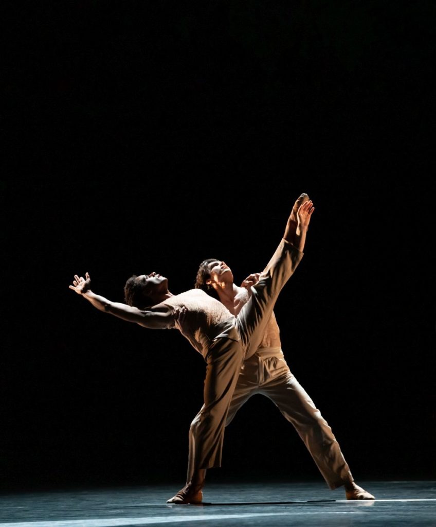 7. M.Sambé and S.Węgrzyn, “Optional Family: A Divertissement” by K.Abraham, The Royal Ballet 2021 © B.Cooper 