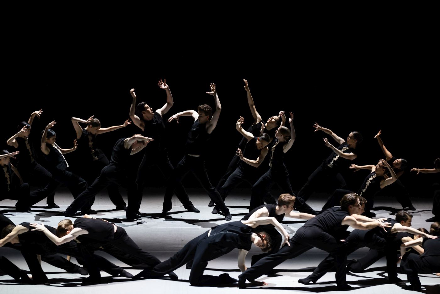 7. Ensemble, “Kunstkamer” by S.León, P.Lightfoot, C.Pite, and M.Goecke; The Australian Ballet 2022 © D.Boud