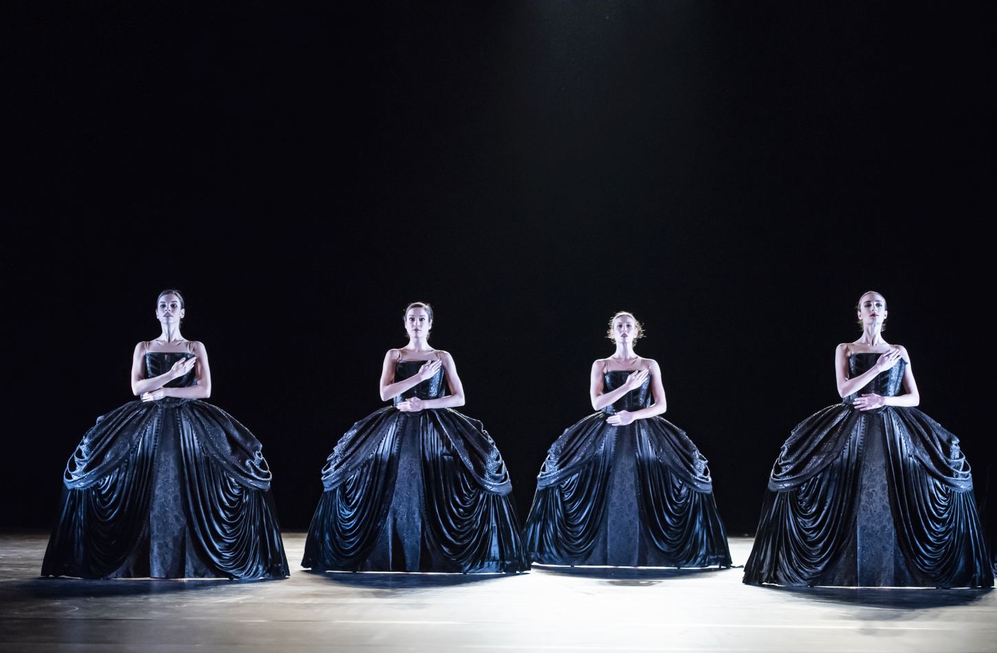 11. O.Bogoliubskaia, M.Matějková, L.Corpechot, and A.Petit, “Petite Mort” by J.Kylián, Czech National Ballet 2022 