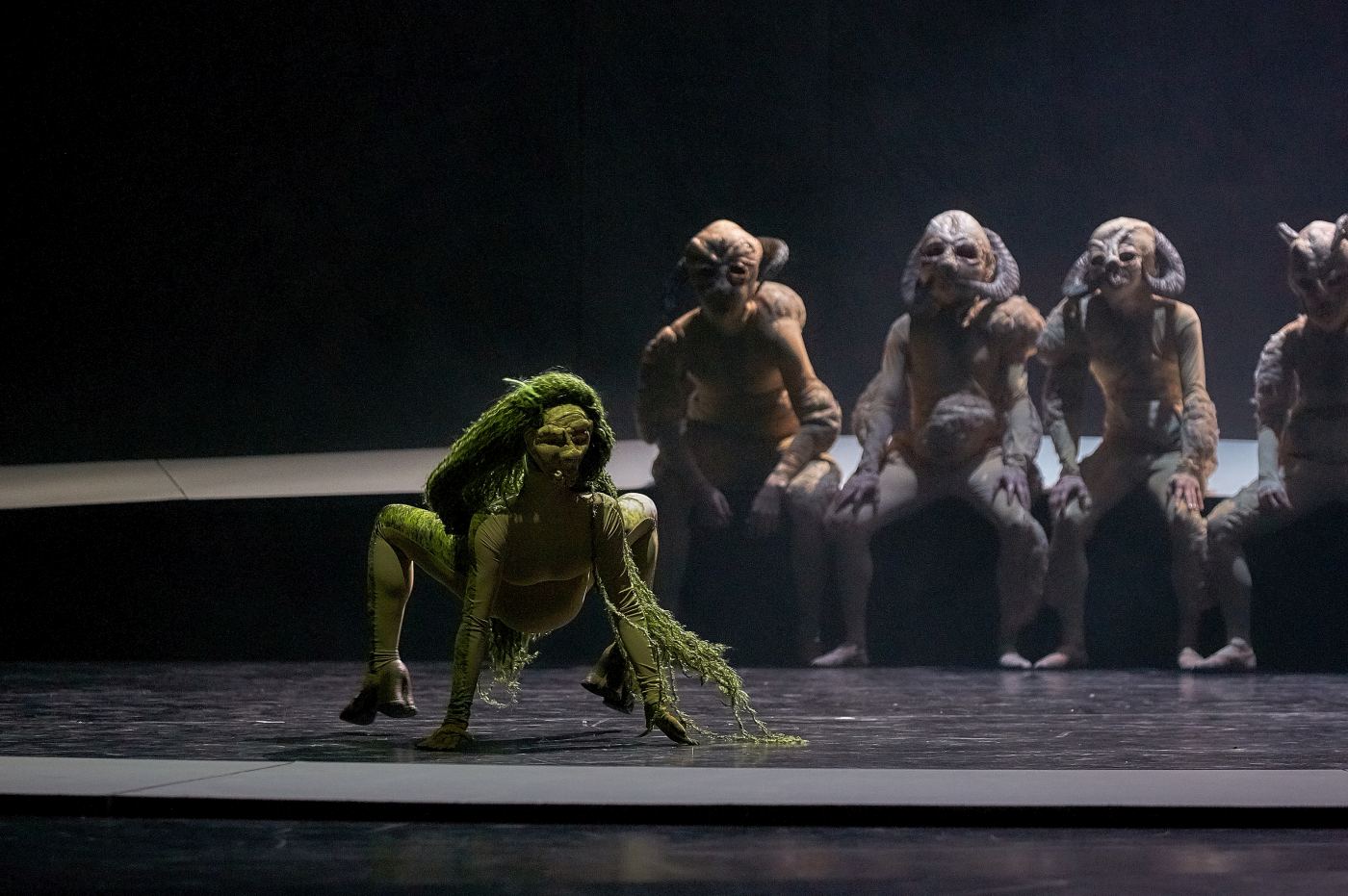 5. T.Svetlicna (Troll Princess) and ensemble, “Peer Gynt” by E.Clug, Maribor Slovene National Theatre 2022 © T.Marta
