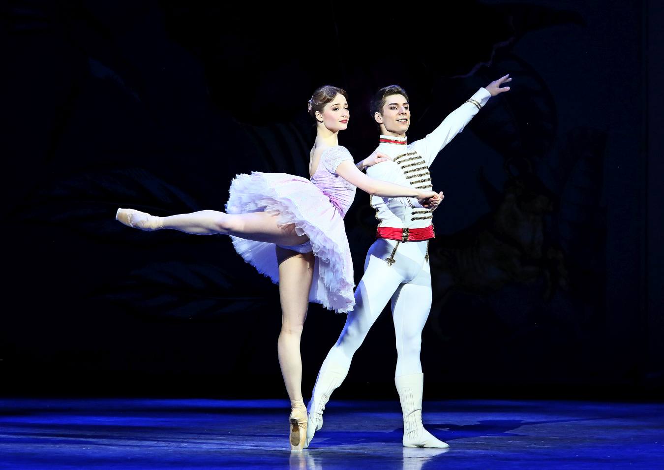 11. Z.Gubanova (adult Marie) and I.Yuldashev (Nutcracker-Prince), “The Nutcracker” by Y.Possokhov, Stanislavsky Ballet 2022 © A.Klyushkina 