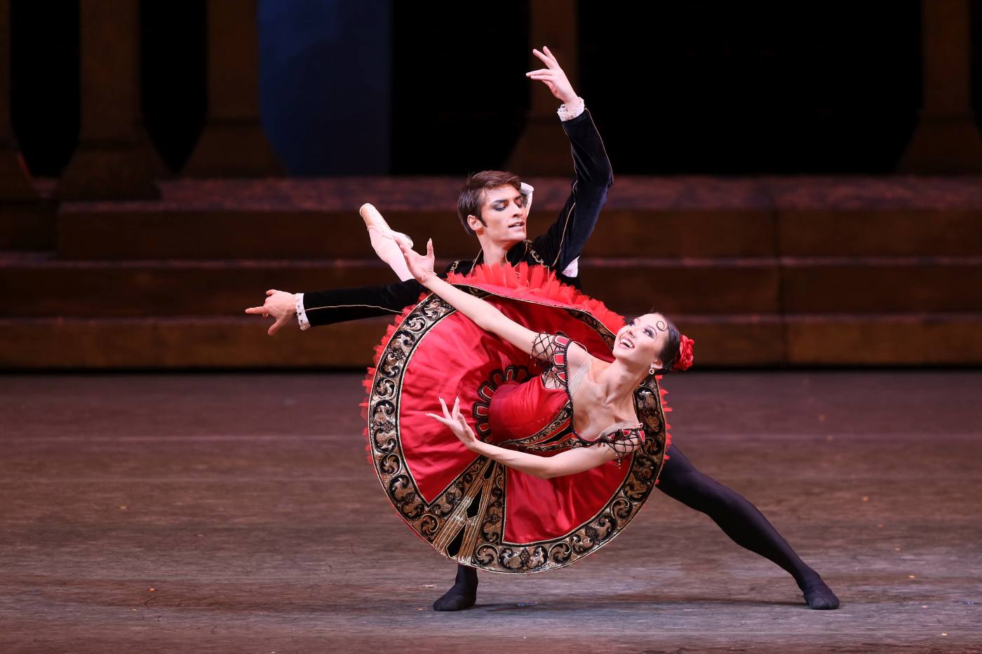 10. E.Kokoreva (Kitri) and A.Putintsev (Basilio), “Don Quixote” by A.Fadeechev after M.Petipa, Bolshoi Ballet 2023 © Bolshoi Theatre / D.Yusupov 