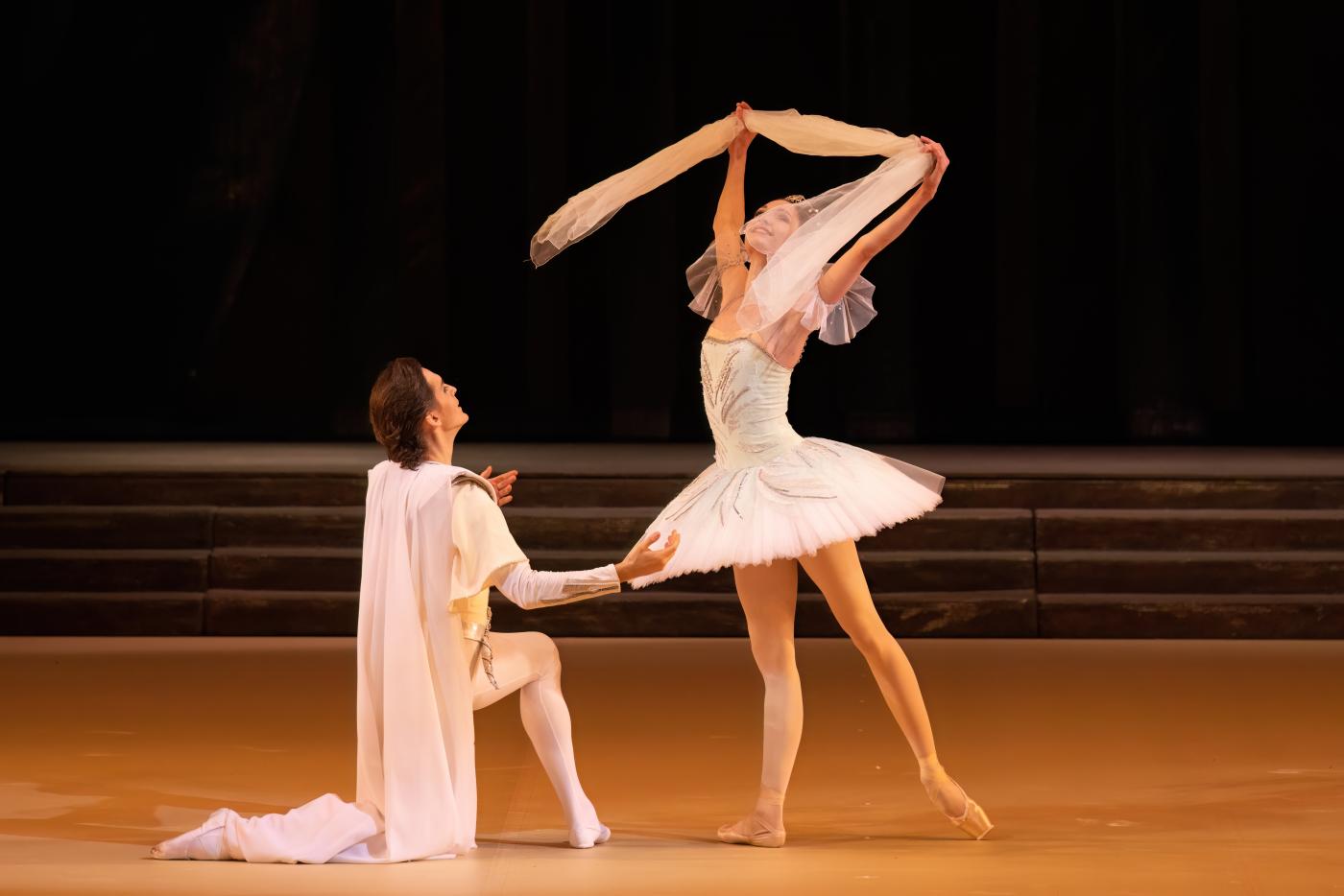 3. D.Rodkin (Jean de Brienne) and A.Kovalyova (Raymonda), “Raymonda” by Y.Grigorovich after M.Petipa and A.Gorsky, Bolshoi Ballet 2023 © Bolshoi Theatre / M.Logvinov 