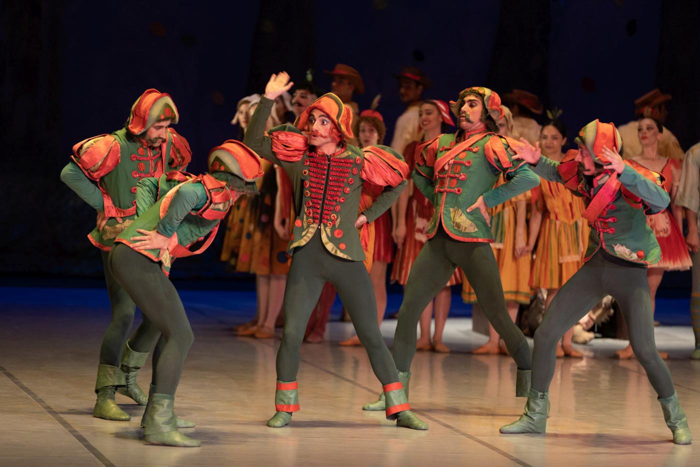 6. A.Zakaryan (Signor Tomato) and ensemble, “Cipollino” by H.Mayorov, Armenian National Ballet 2023 © Armenian National Ballet 