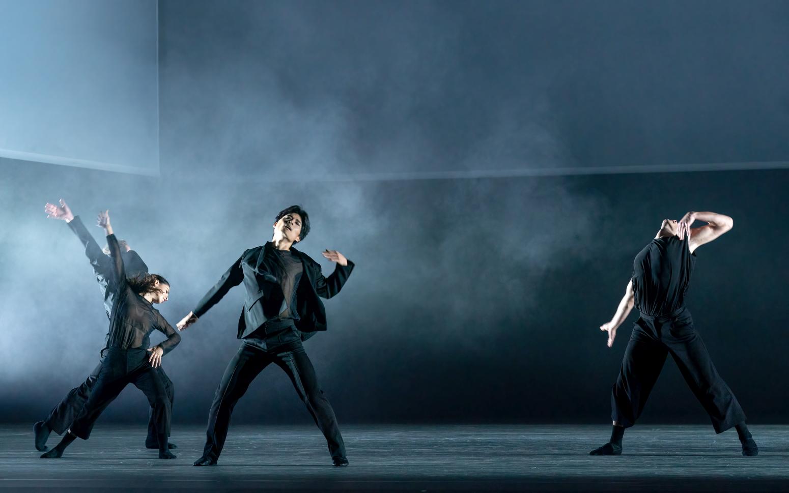 12. C.Walmsley, N.Agvanean, Y.G.Choi, and G.Potskhishvili, “Full Frontal” by J.Arqués, Dutch National Ballet 2023 © M.Haegeman 
