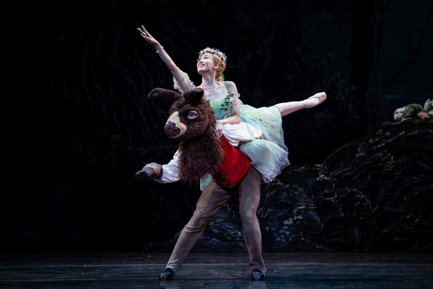 13. A.Kondo (Titania) and L.Marchant (Bottom), “The Dream” by F.Ashton, The Australian Ballet 2023 © D.Boud